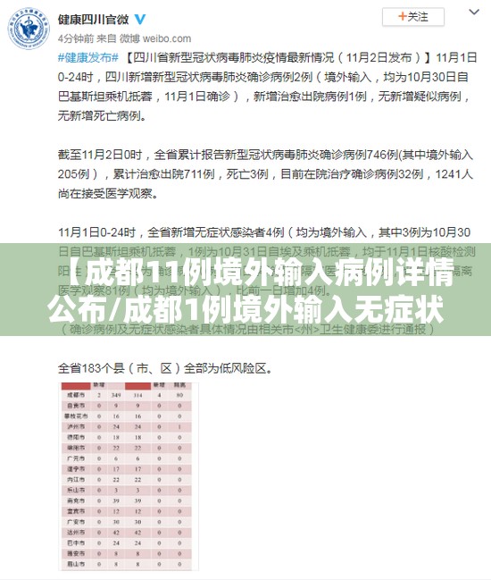 【成都11例境外输入病例详情公布/成都1例境外输入无症状感染者引关注】