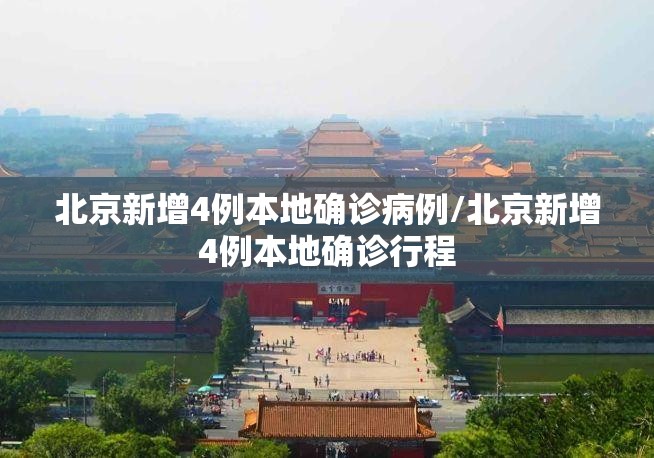 北京新增4例本地确诊病例/北京新增4例本地确诊行程