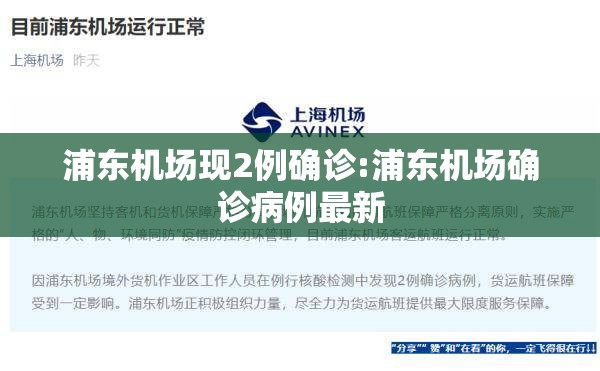 浦东机场现2例确诊:浦东机场确诊病例最新