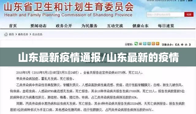 山东最新疫情通报/山东最新的疫情