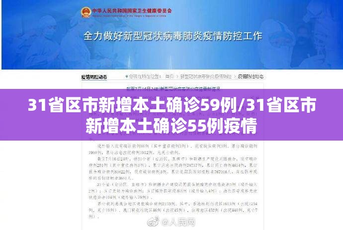 31省区市新增本土确诊59例/31省区市新增本土确诊55例疫情