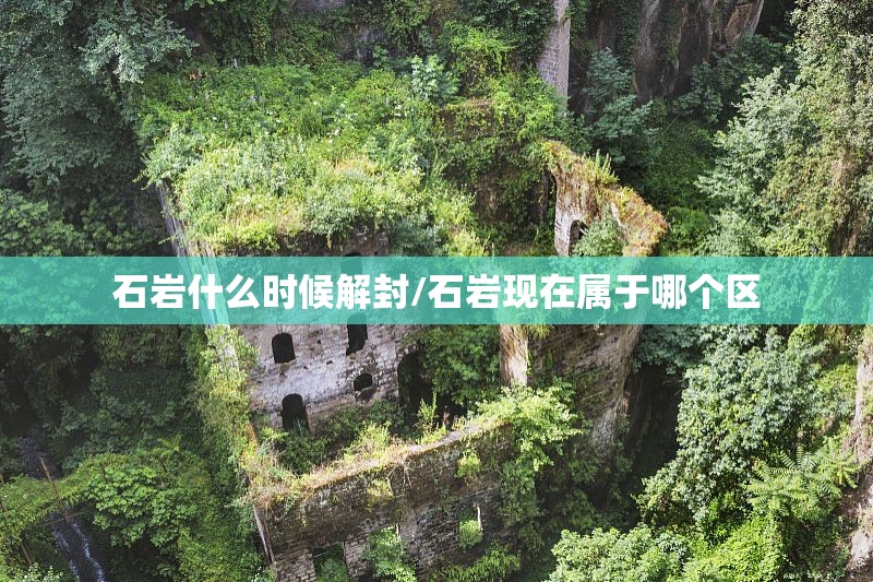 石岩什么时候解封/石岩现在属于哪个区