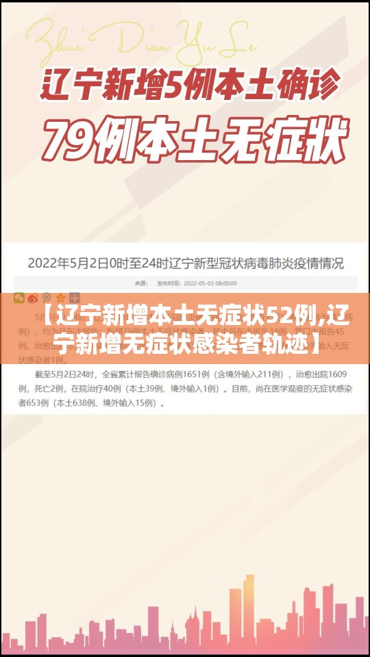 【辽宁新增本土无症状52例,辽宁新增无症状感染者轨迹】