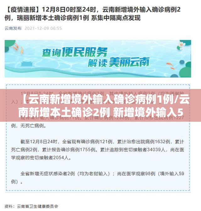 【云南新增境外输入确诊病例1例/云南新增本土确诊2例 新增境外输入5+2】 【云南新增境外输入确诊病例1例/云南新增本土确诊2例 新增境外输入5+2】