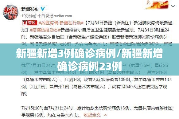 新疆新增3例确诊病例/新疆新增确诊病例23例