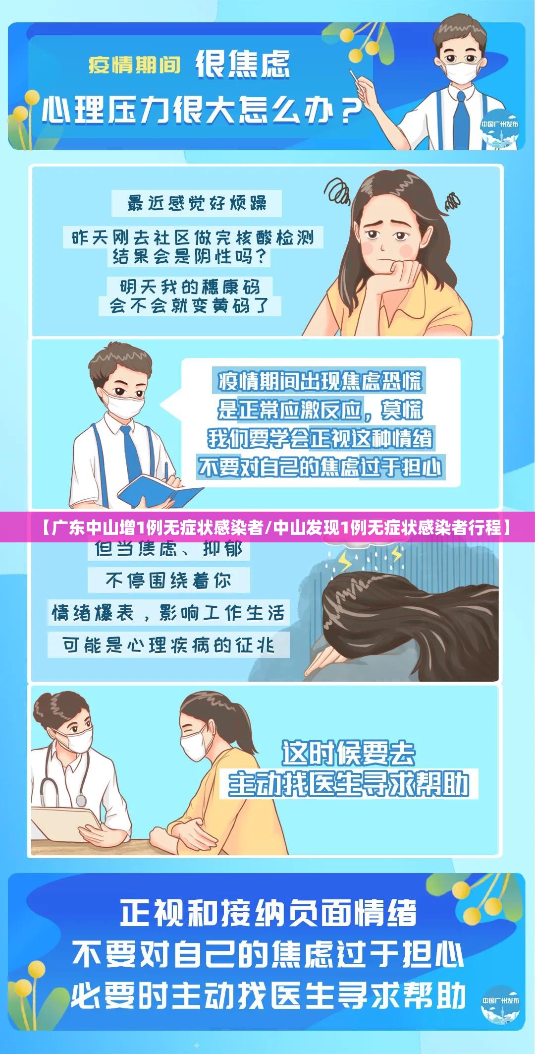 【广东中山增1例无症状感染者/中山发现1例无症状感染者行程】