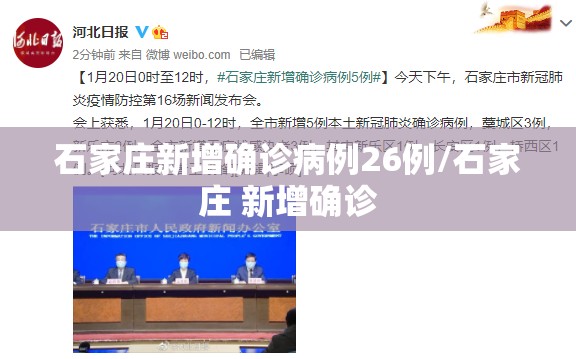 石家庄新增确诊病例26例/石家庄 新增确诊 石家庄新增确诊病例26例/石家庄 新增确诊