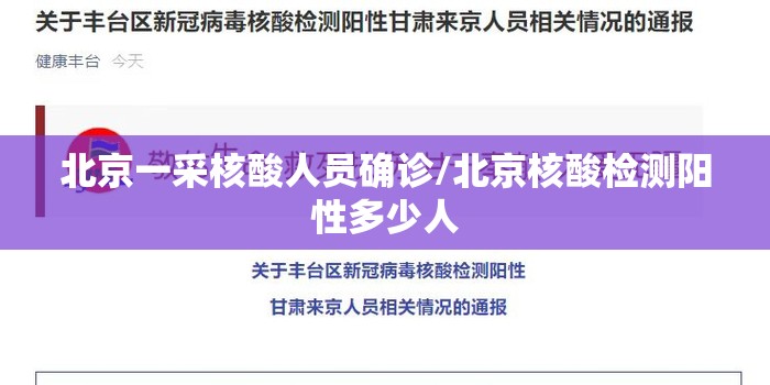 北京一采核酸人员确诊/北京核酸检测阳性多少人