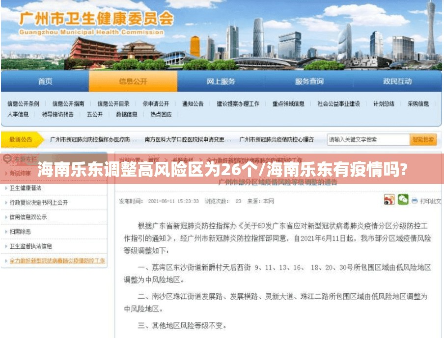 海南乐东调整高风险区为26个/海南乐东有疫情吗? 海南乐东调整高风险区为26个/海南乐东有疫情吗?