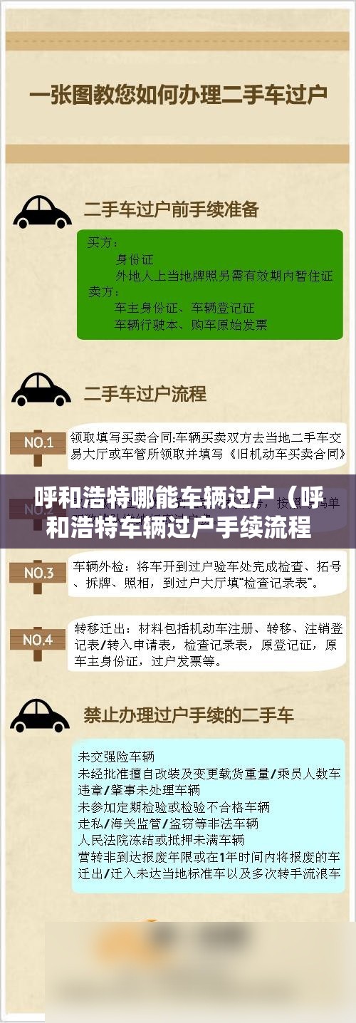 呼和浩特哪能车辆过户（呼和浩特车辆过户手续流程）