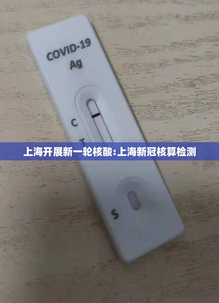 上海开展新一轮核酸:上海新冠核算检测