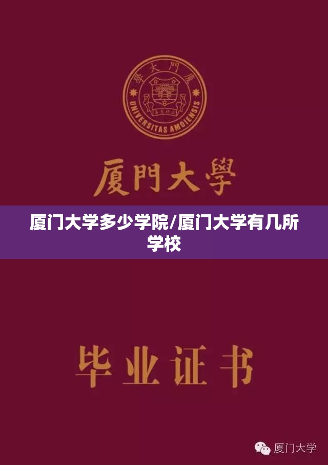 厦门大学多少学院/厦门大学有几所学校 厦门大学多少学院/厦门大学有几所学校