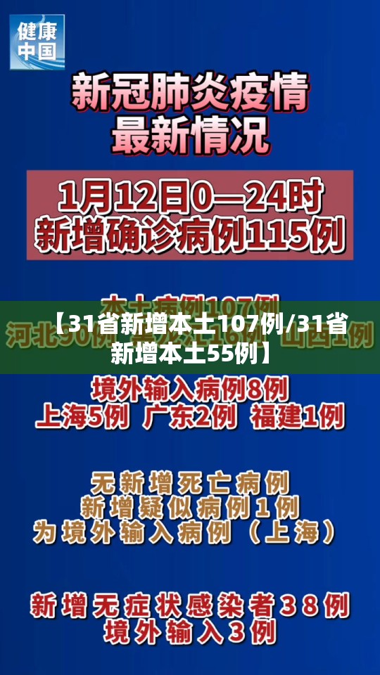 【31省新增本土107例/31省新增本土55例】