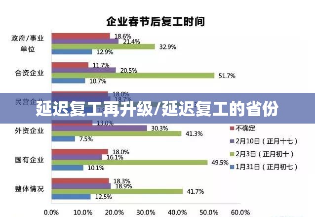 延迟复工再升级/延迟复工的省份