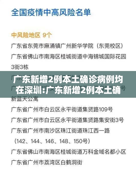 广东新增2例本土确诊病例均在深圳:广东新增2例本土确诊病例,在深圳和东莞 广东新增2例本土确诊病例均在深圳:广东新增2例本土确诊病例,在深圳和东莞