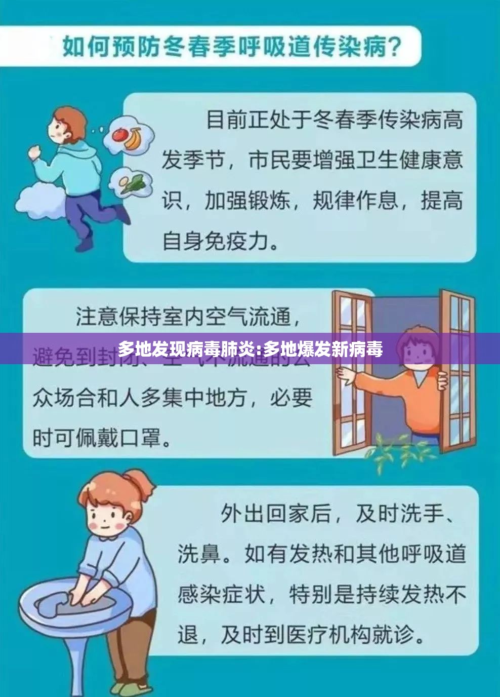 多地发现病毒肺炎:多地爆发新病毒