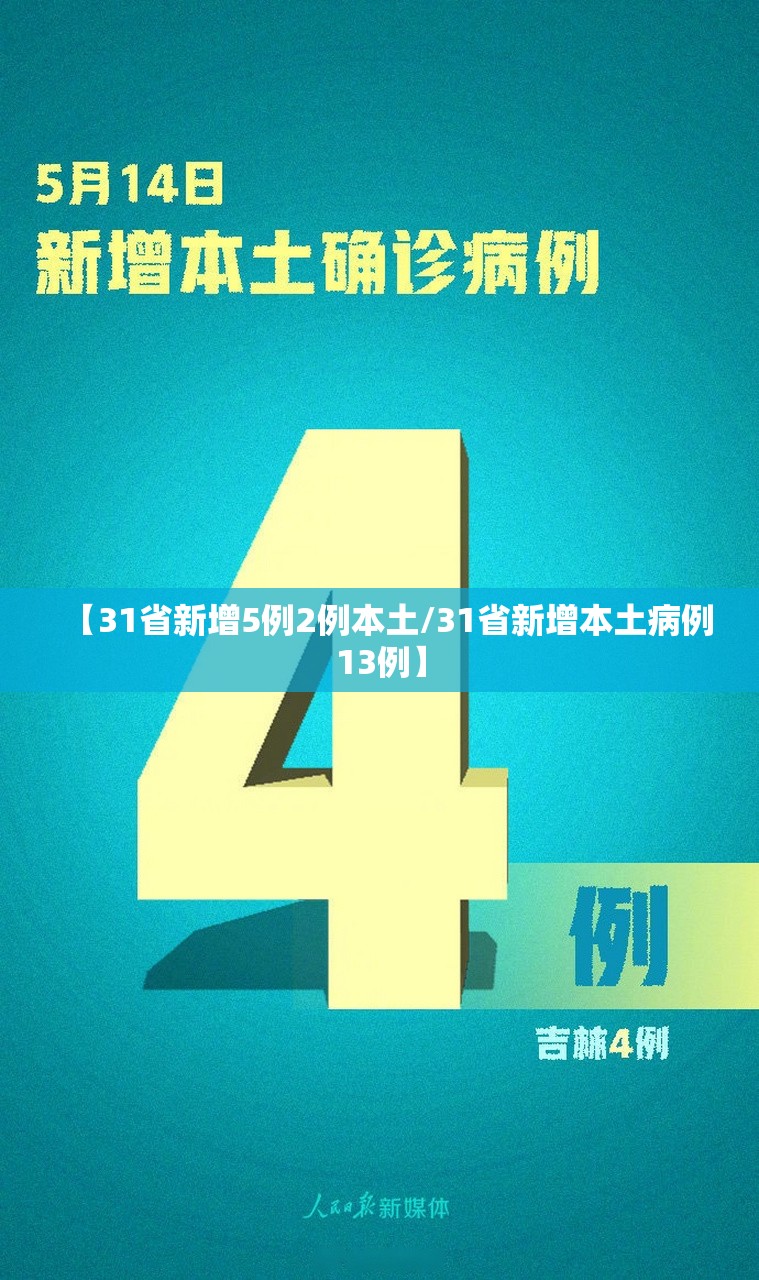 【31省新增5例2例本土/31省新增本土病例13例】 【31省新增5例2例本土/31省新增本土病例13例】