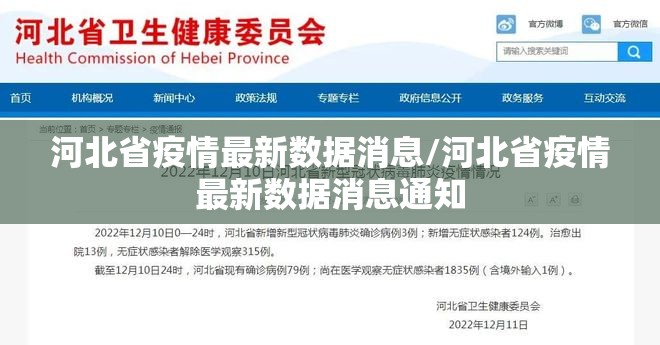 河北省疫情最新数据消息/河北省疫情最新数据消息通知