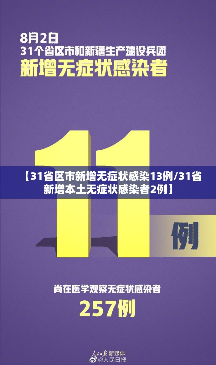 【31省区市新增无症状感染13例/31省新增本土无症状感染者2例】