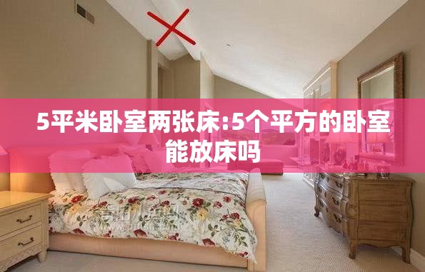5平米卧室两张床:5个平方的卧室能放床吗