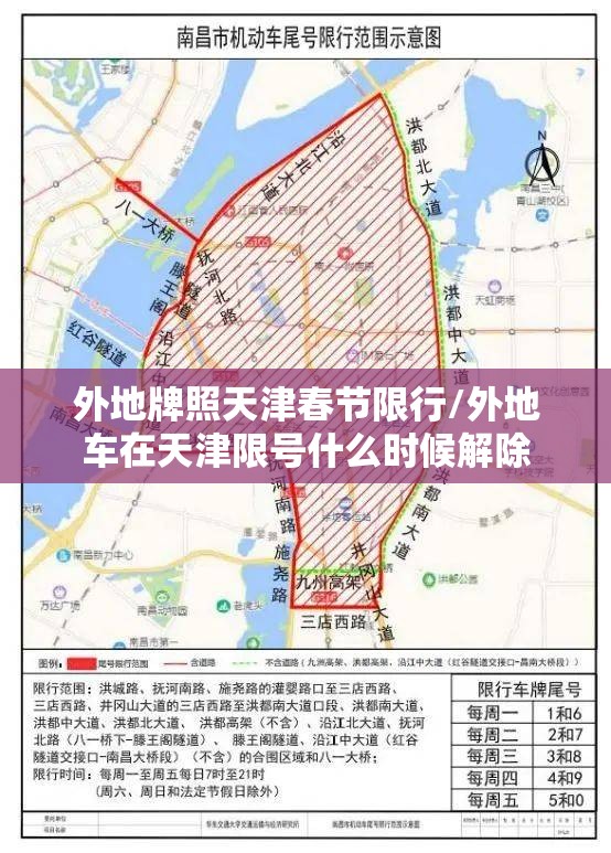 外地牌照天津春节限行/外地车在天津限号什么时候解除