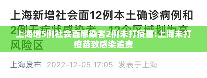 上海增5例社会面感染者2例未打疫苗:上海未打疫苗致感染追责 上海增5例社会面感染者2例未打疫苗:上海未打疫苗致感染追责