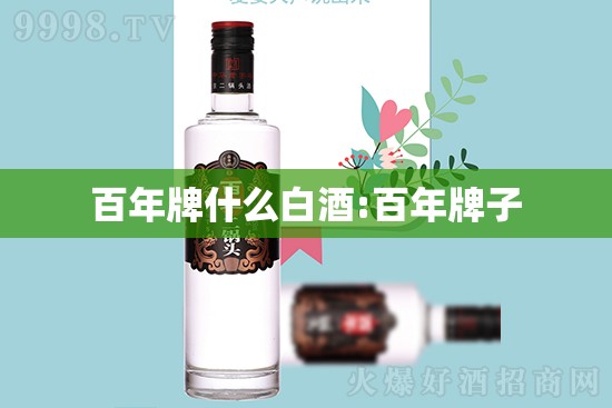 百年牌什么白酒:百年牌子 百年牌什么白酒:百年牌子