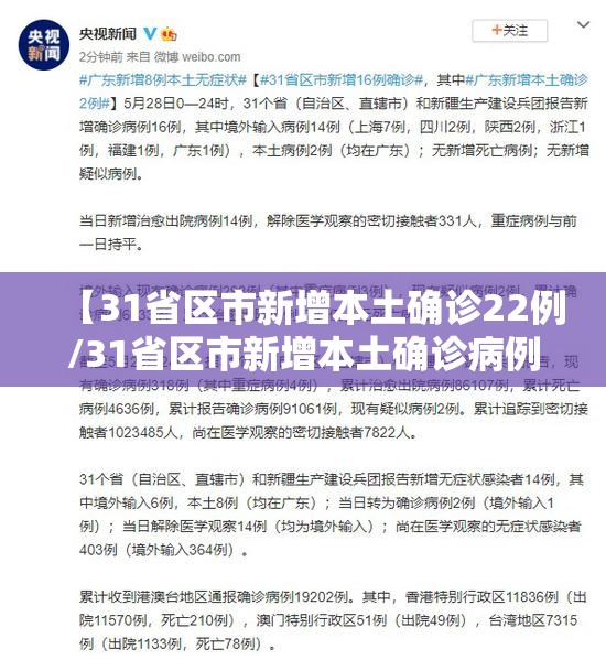 【31省区市新增本土确诊22例/31省区市新增本土确诊病例3例】