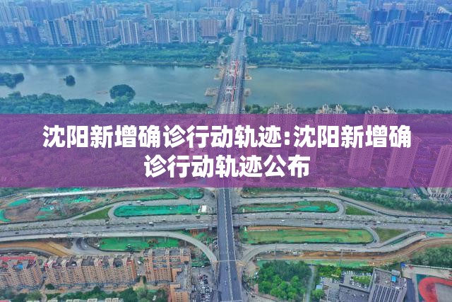 沈阳新增确诊行动轨迹:沈阳新增确诊行动轨迹公布