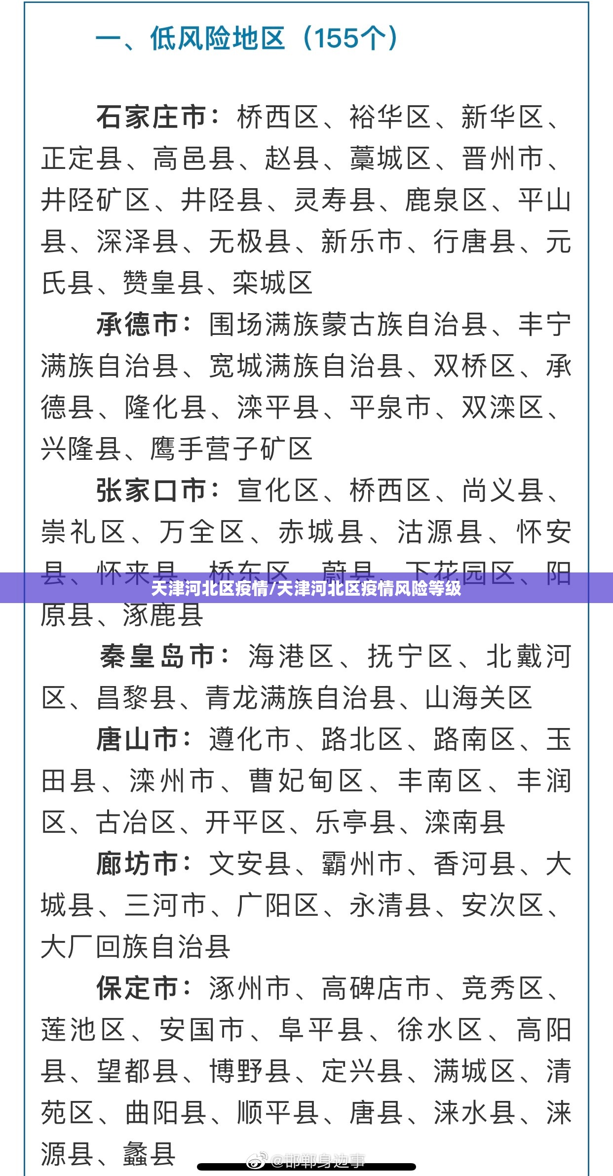 天津河北区疫情/天津河北区疫情风险等级 天津河北区疫情/天津河北区疫情风险等级