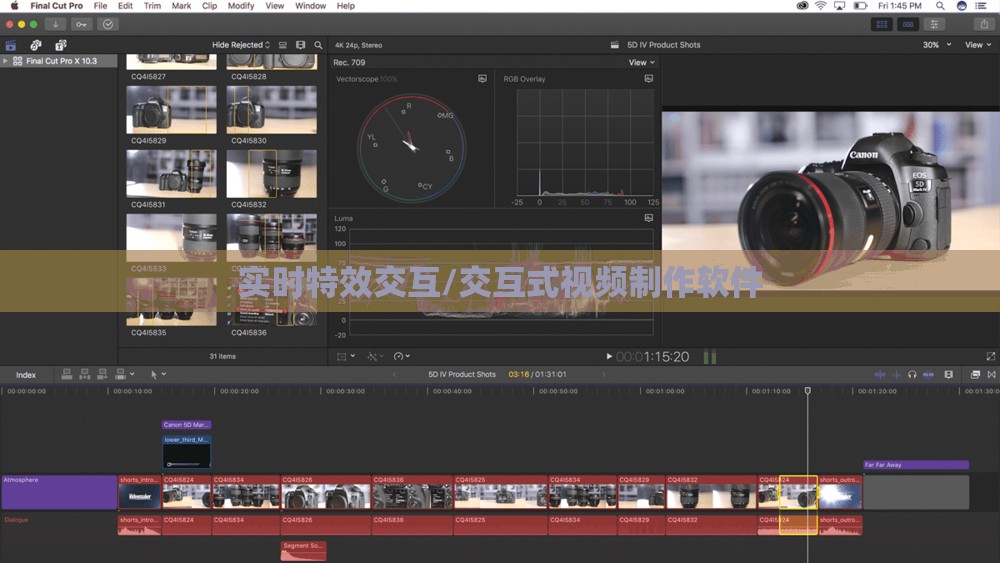 实时特效交互/交互式视频制作软件