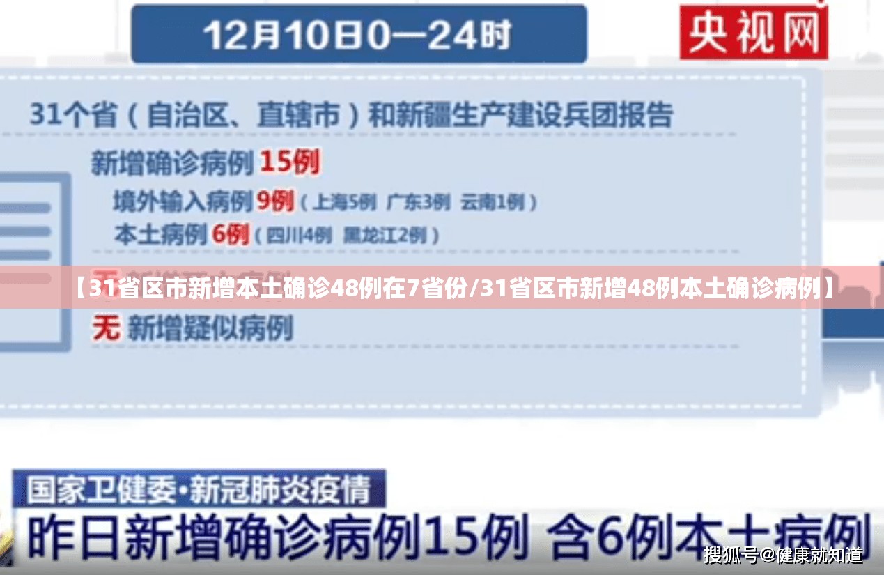 【31省区市新增本土确诊48例在7省份/31省区市新增48例本土确诊病例】 【31省区市新增本土确诊48例在7省份/31省区市新增48例本土确诊病例】