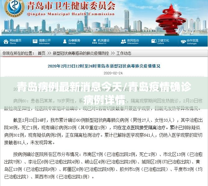 青岛病例最新消息今天/青岛疫情确诊病例详情 青岛病例最新消息今天/青岛疫情确诊病例详情