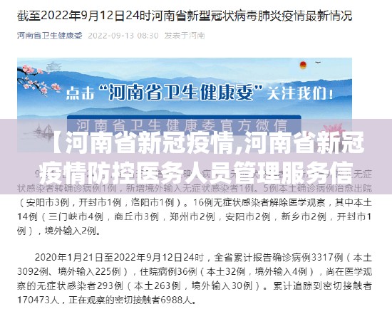 【河南省新冠疫情,河南省新冠疫情防控医务人员管理服务信息系统】 【河南省新冠疫情,河南省新冠疫情防控医务人员管理服务信息系统】
