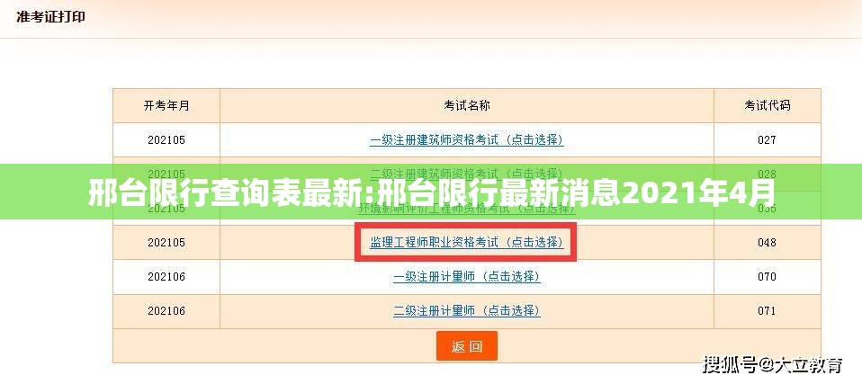邢台限行查询表最新:邢台限行最新消息2021年4月 邢台限行查询表最新:邢台限行最新消息2021年4月