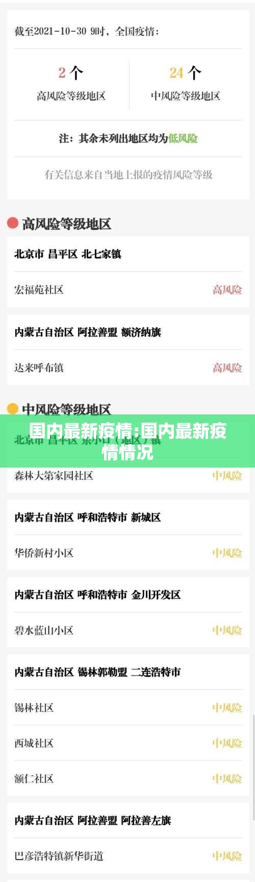 国内最新疫情:国内最新疫情情况
