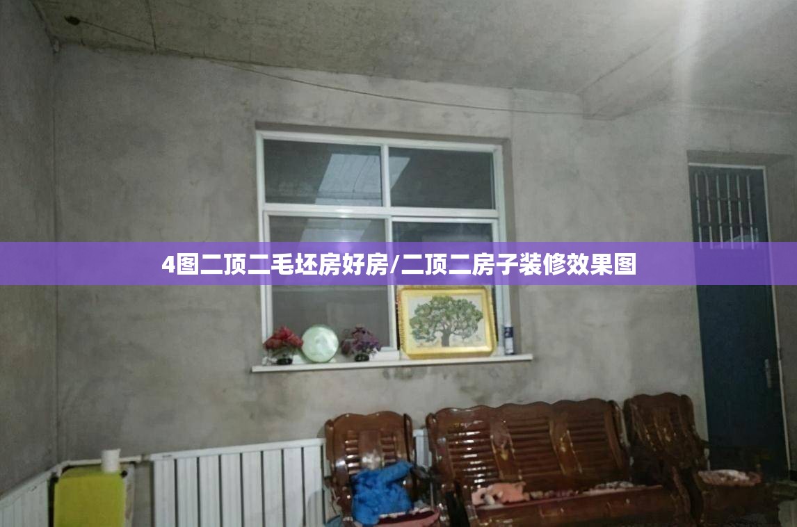 4图二顶二毛坯房好房/二顶二房子装修效果图