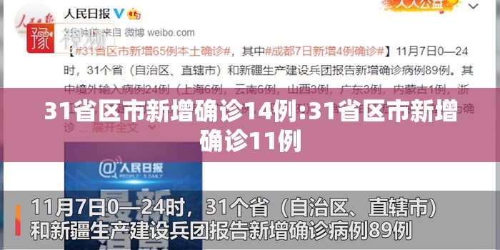31省区市新增确诊14例:31省区市新增确诊11例 31省区市新增确诊14例:31省区市新增确诊11例