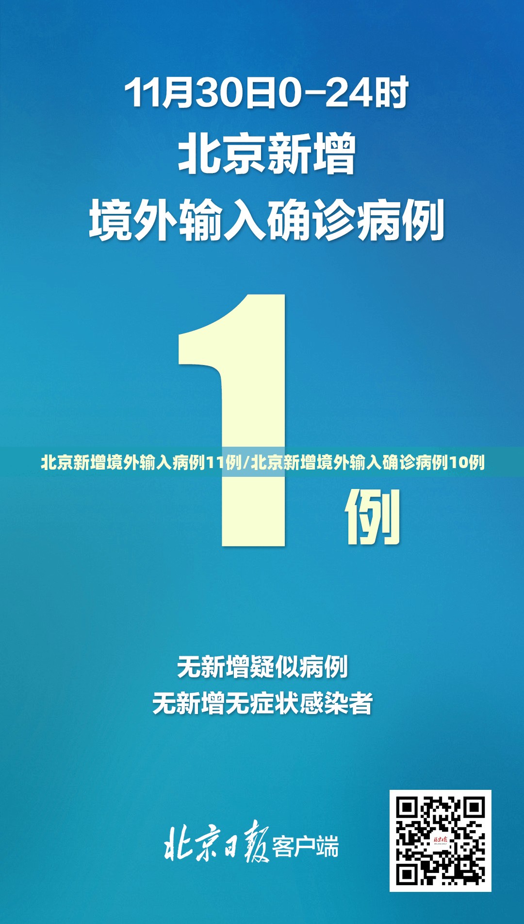 北京新增境外输入病例11例/北京新增境外输入确诊病例10例 北京新增境外输入病例11例/北京新增境外输入确诊病例10例