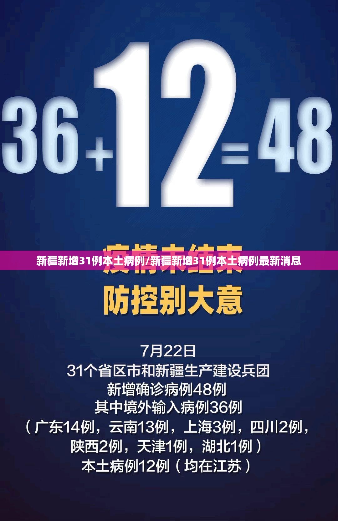 新疆新增31例本土病例/新疆新增31例本土病例最新消息 新疆新增31例本土病例/新疆新增31例本土病例最新消息