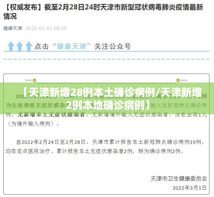 【天津新增28例本土确诊病例/天津新增2例本地确诊病例】 【天津新增28例本土确诊病例/天津新增2例本地确诊病例】