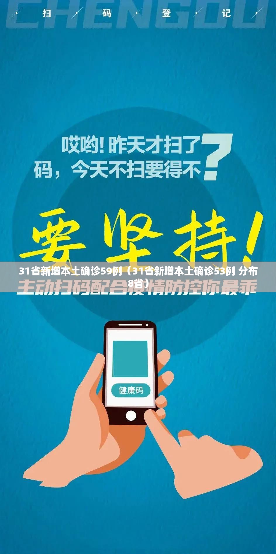 31省新增本土确诊59例(31省新增本土确诊53例 分布8省) 31省新增本土确诊59例(31省新增本土确诊53例 分布8省)