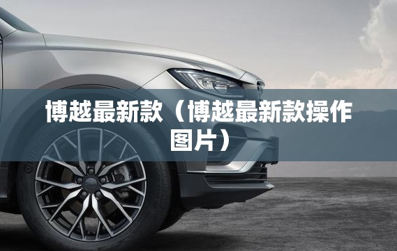 博越最新款（博越最新款操作图片）