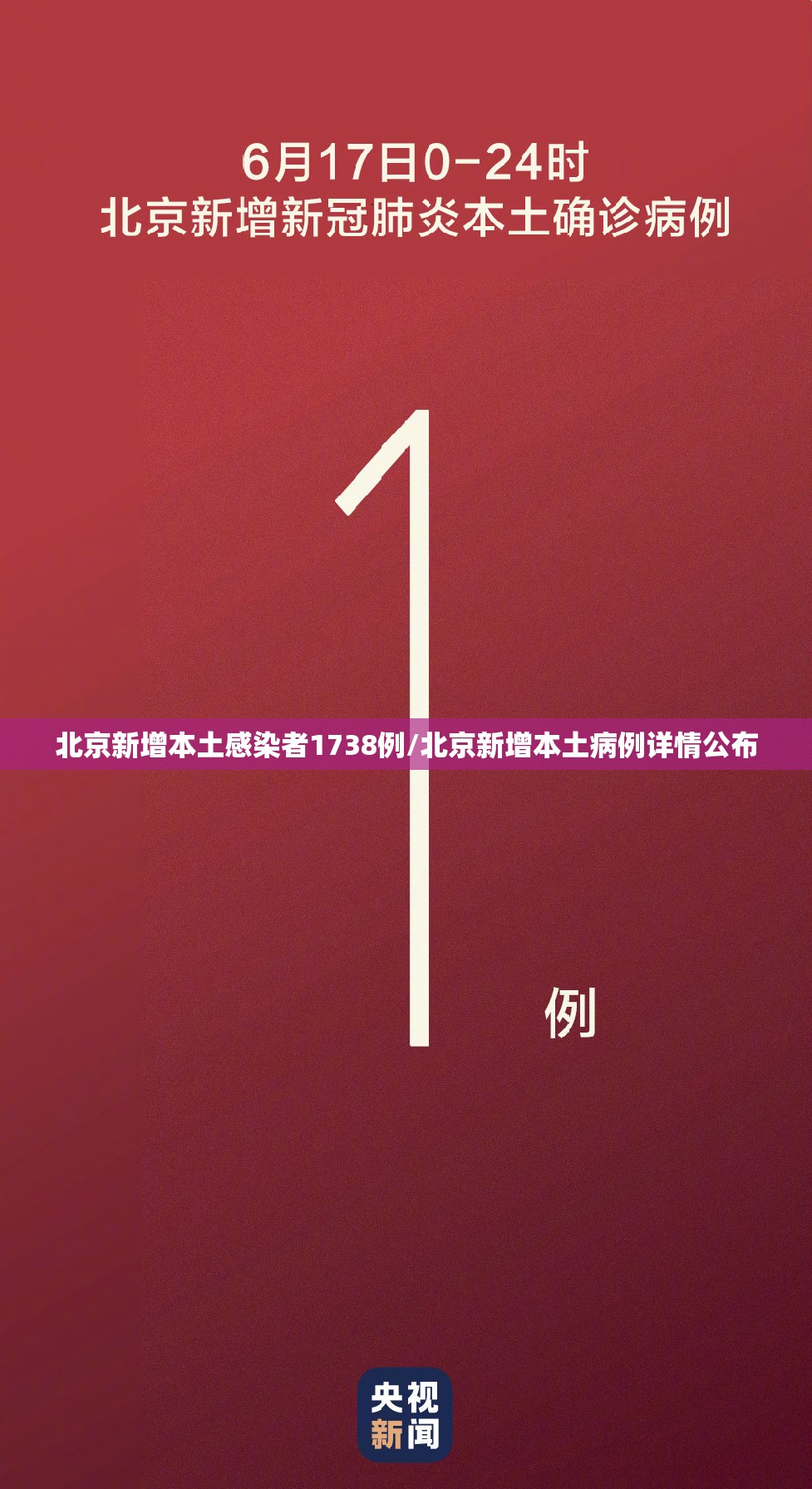 北京新增本土感染者1738例/北京新增本土病例详情公布