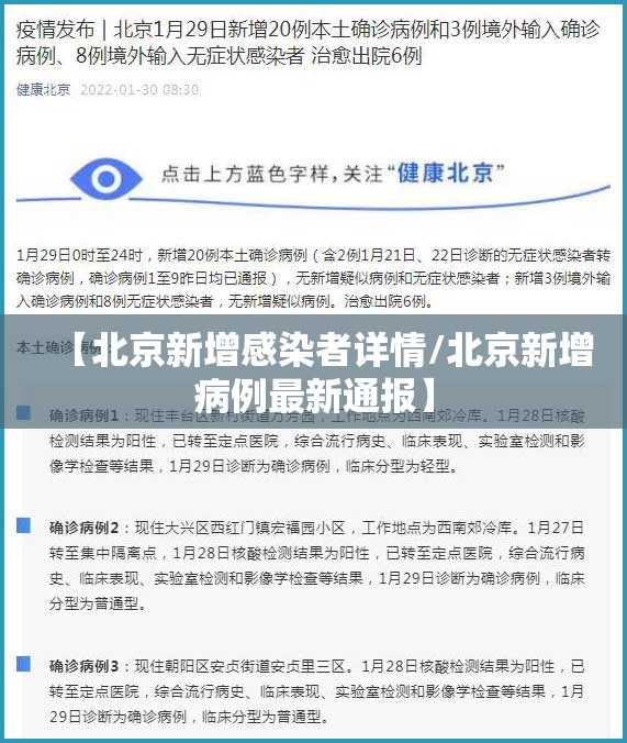【北京新增感染者详情/北京新增病例最新通报】 【北京新增感染者详情/北京新增病例最新通报】