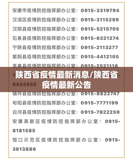 陕西省疫情最新消息/陕西省疫情最新公告 陕西省疫情最新消息/陕西省疫情最新公告