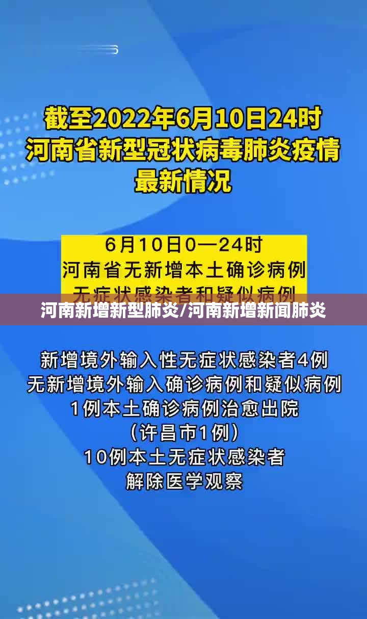 河南新增新型肺炎/河南新增新闻肺炎