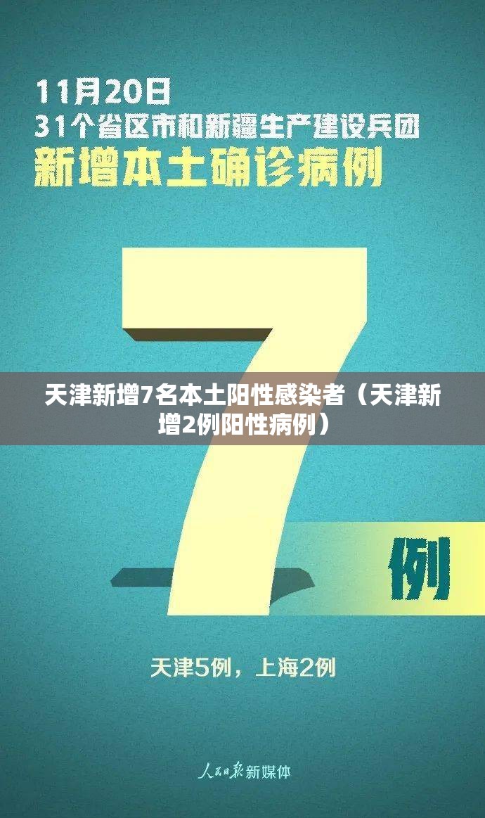 天津新增7名本土阳性感染者(天津新增2例阳性病例) 天津新增7名本土阳性感染者(天津新增2例阳性病例)