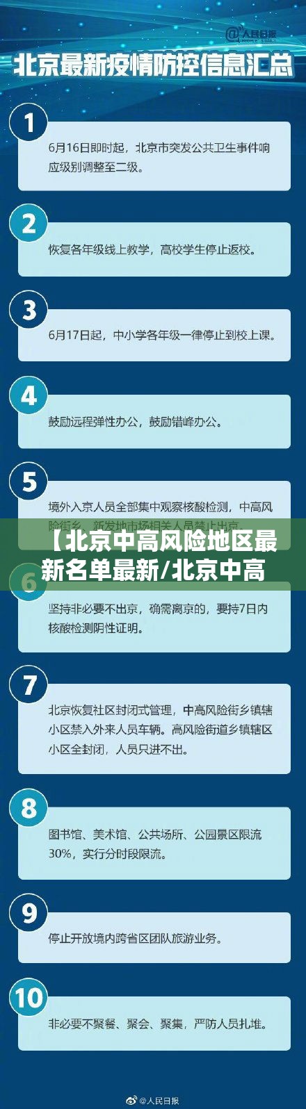 【北京中高风险地区最新名单最新/北京中高风险地区疫情】 【北京中高风险地区最新名单最新/北京中高风险地区疫情】