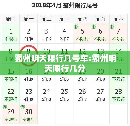 霸州明天限行几号车:霸州明天限行几分